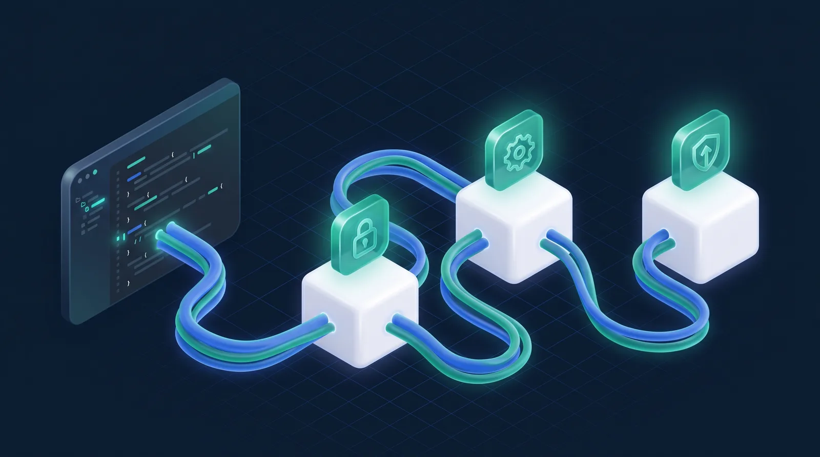 OID4Pay authorization flow: code to a bounded mandate to a verified, settled payment.